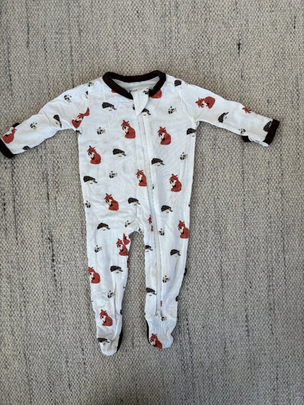 Kyte Baby Sienna Woodland Zip Footie